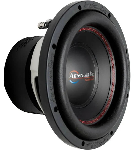 Booming audio experience with American Bass 10” woofer, boasting 900W max power, durable construction, and dual voice coil design. Perfect for audiophiles and car audio enthusiasts.